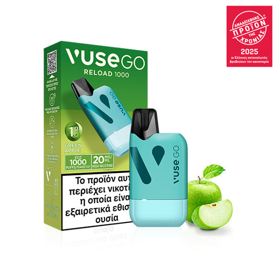 Vuse GO Reload 1000 Box - Green Apple