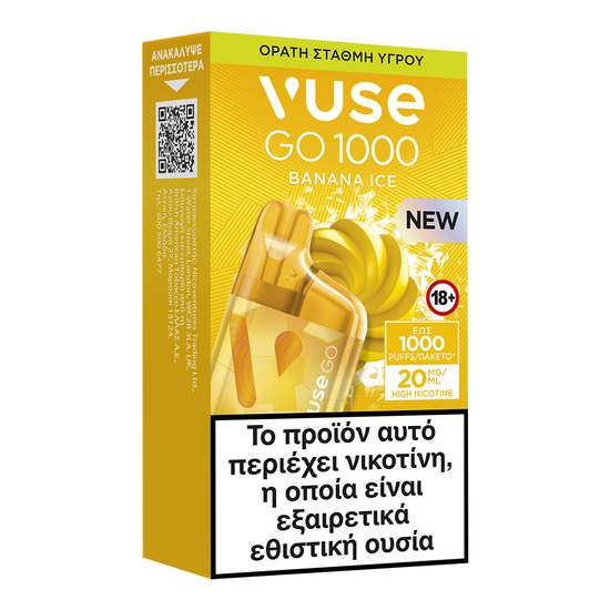 Vuse GO 1000 Box - Banana Ice