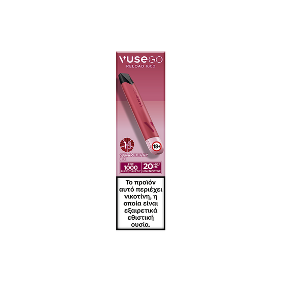 Vuse GO Reload 1000 Pen – Strawberry Ice